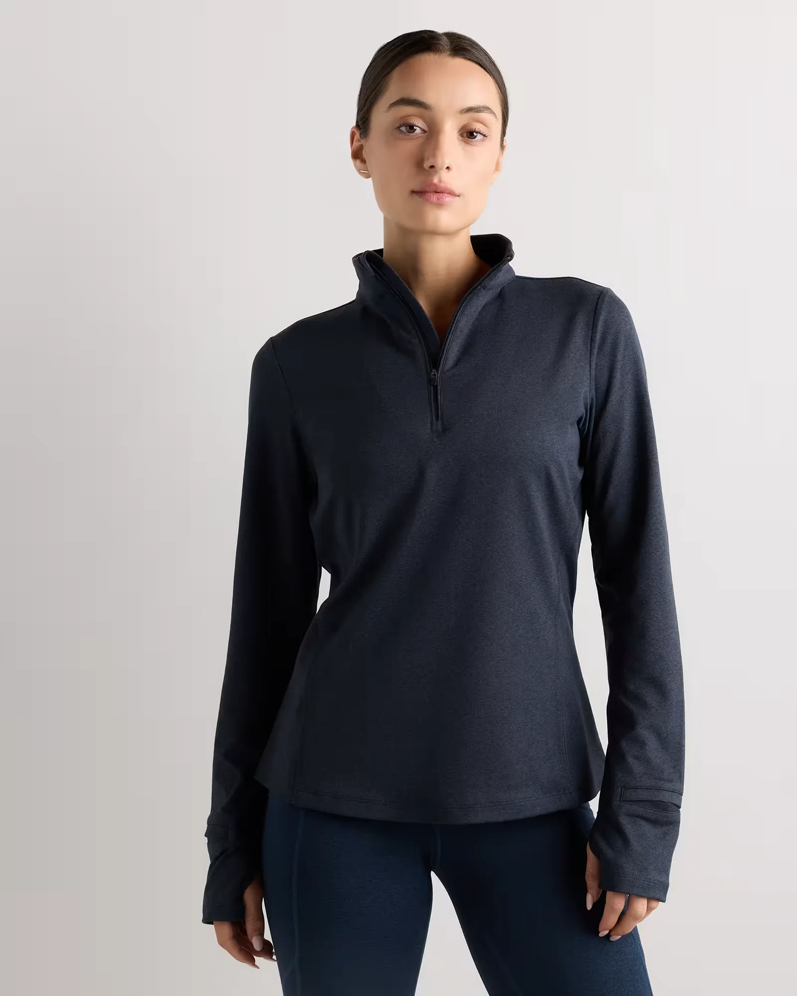 Flowknit Quarter-Zip Pullover