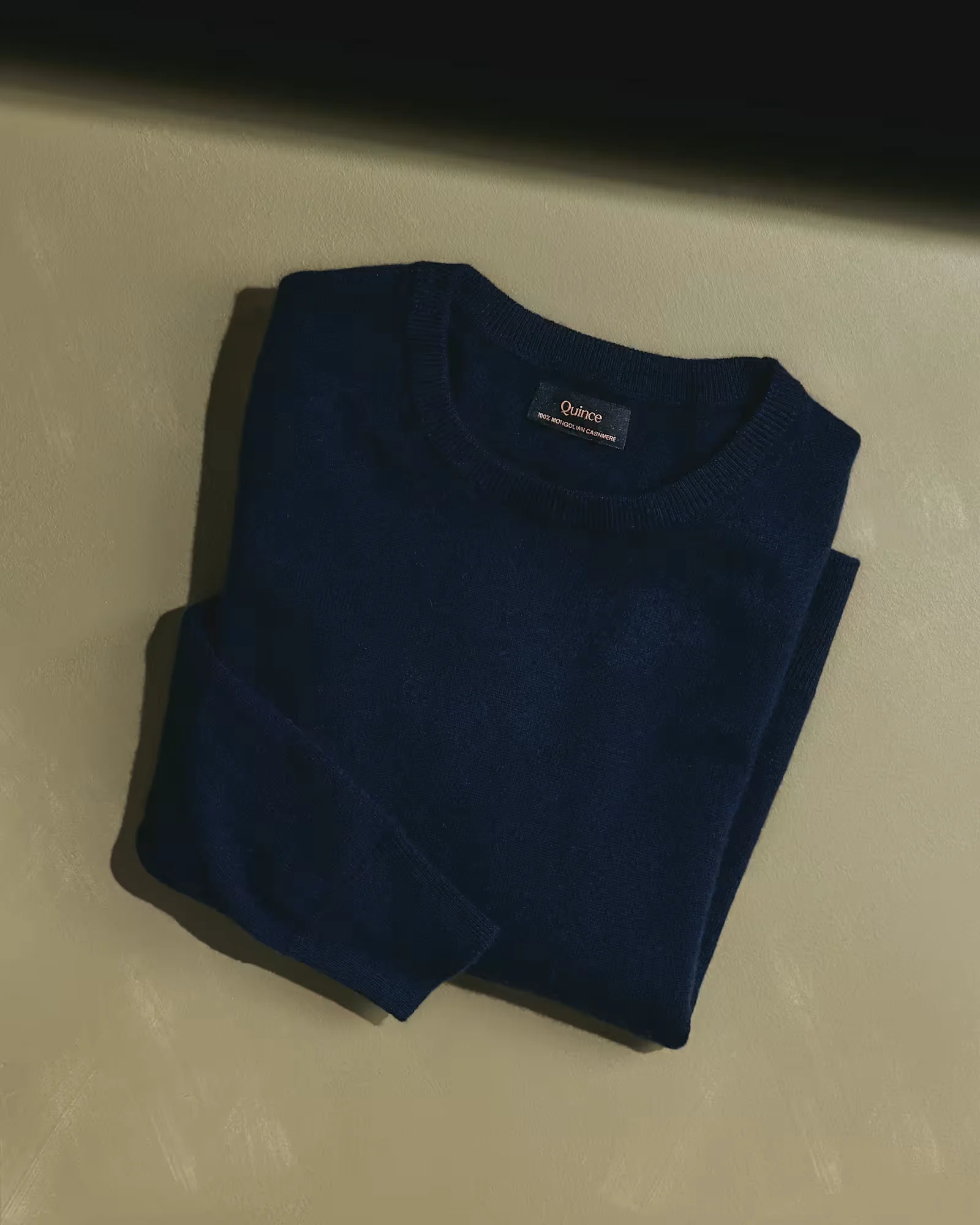 Mongolian Shrunken Cashmere Sweatshirt