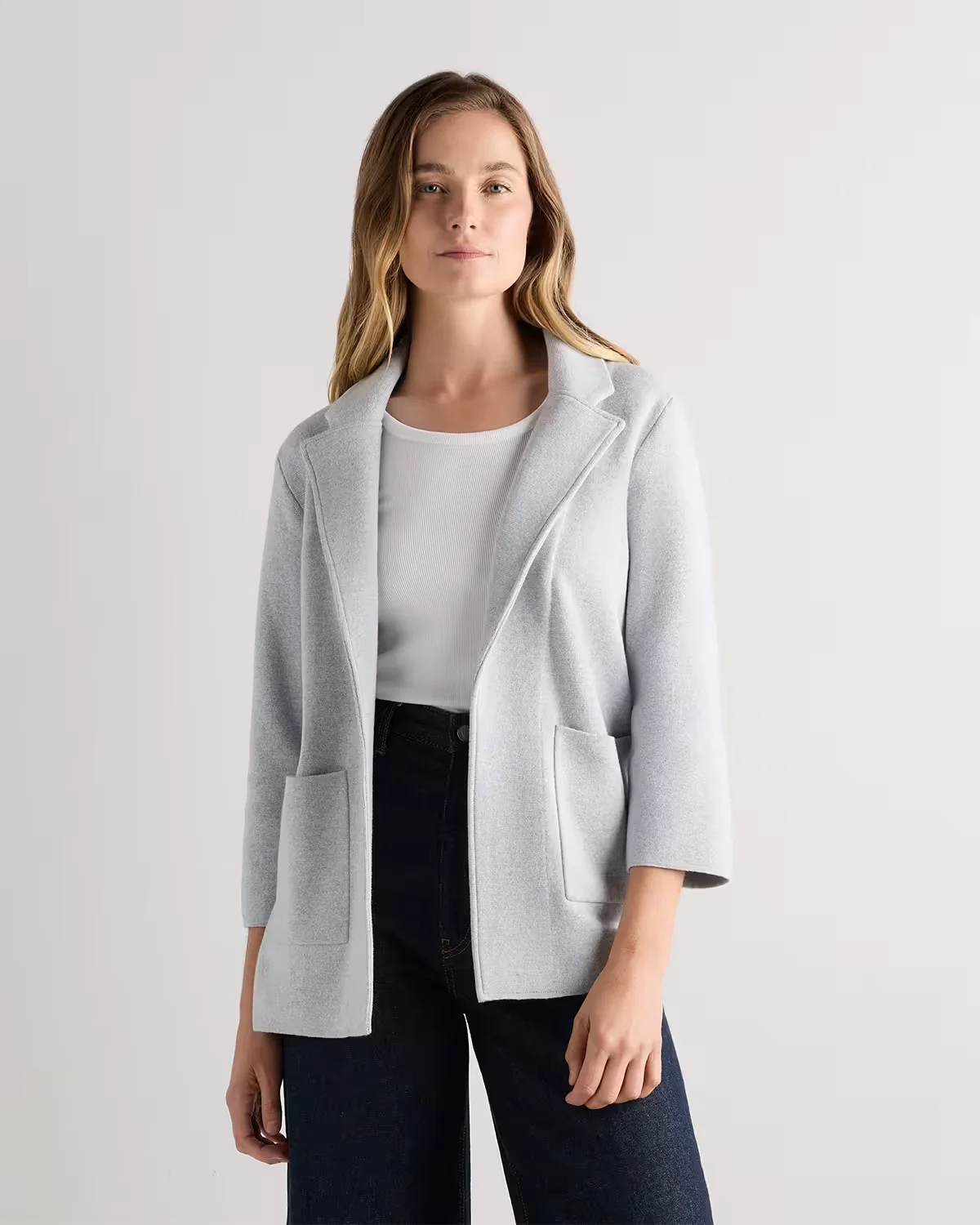 100% Organic Cotton Knit Blazer
