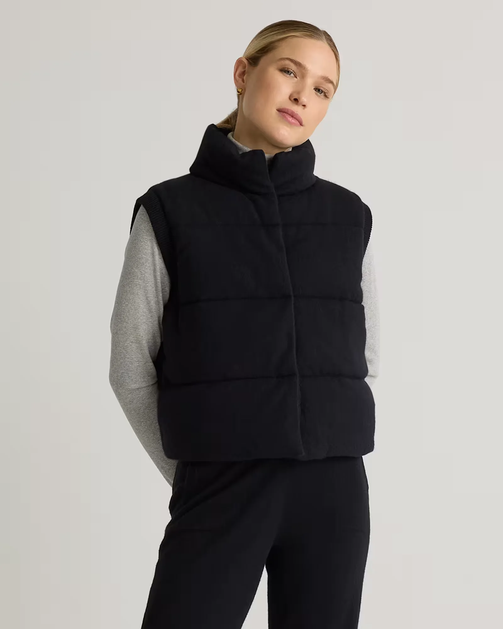 Mongolian Cashmere Puffer Vest