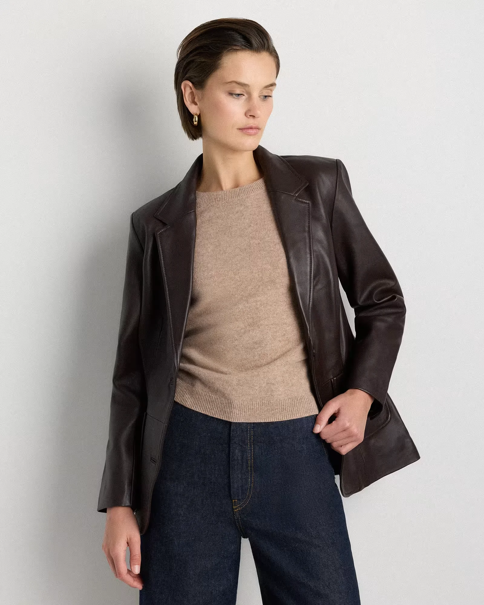 100% Leather Blazer